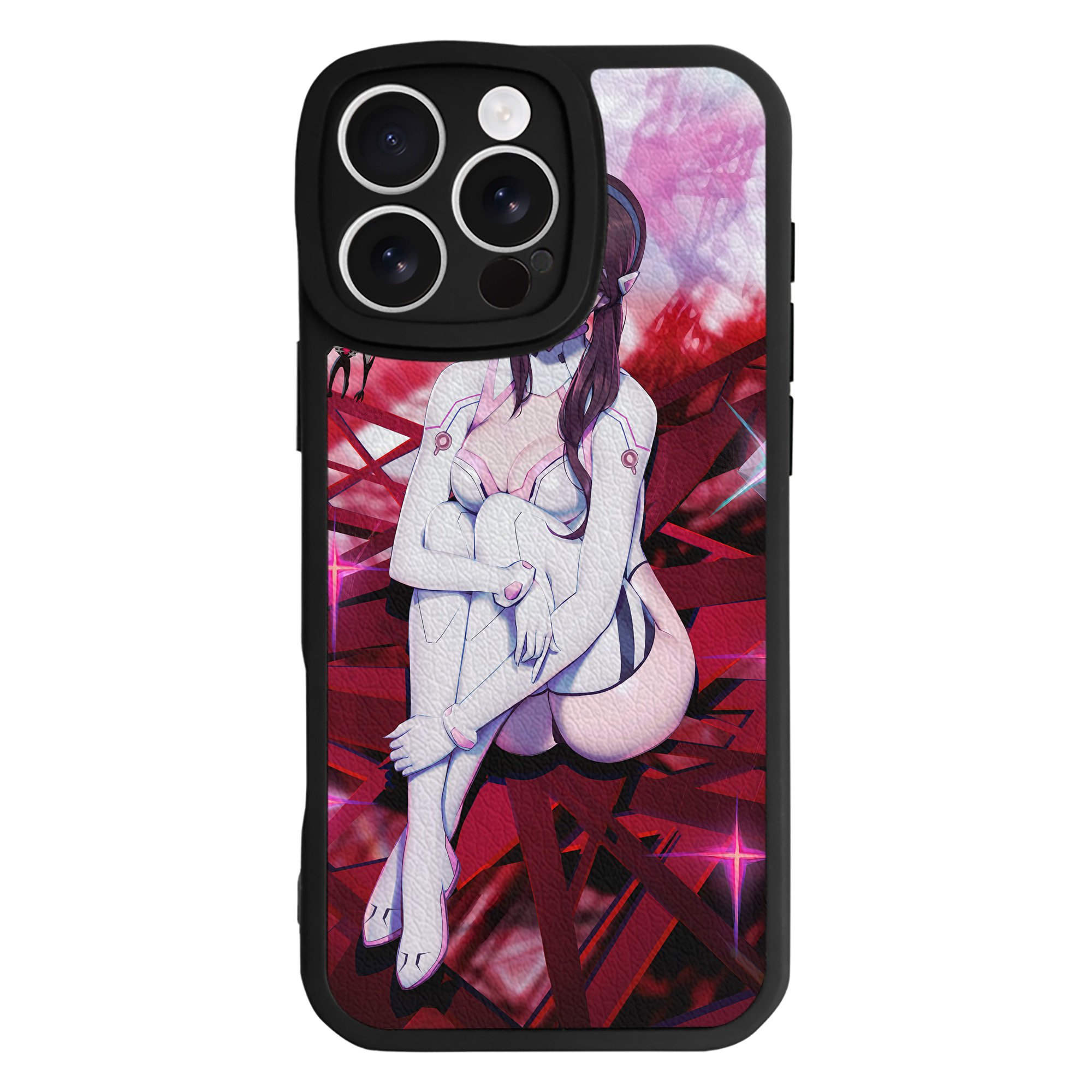（画像用） EVA 新世紀エヴァンゲリオン 【iPhone 16シリーズ対応】シリコンスマホケース（レザー調） 材質：シリコン